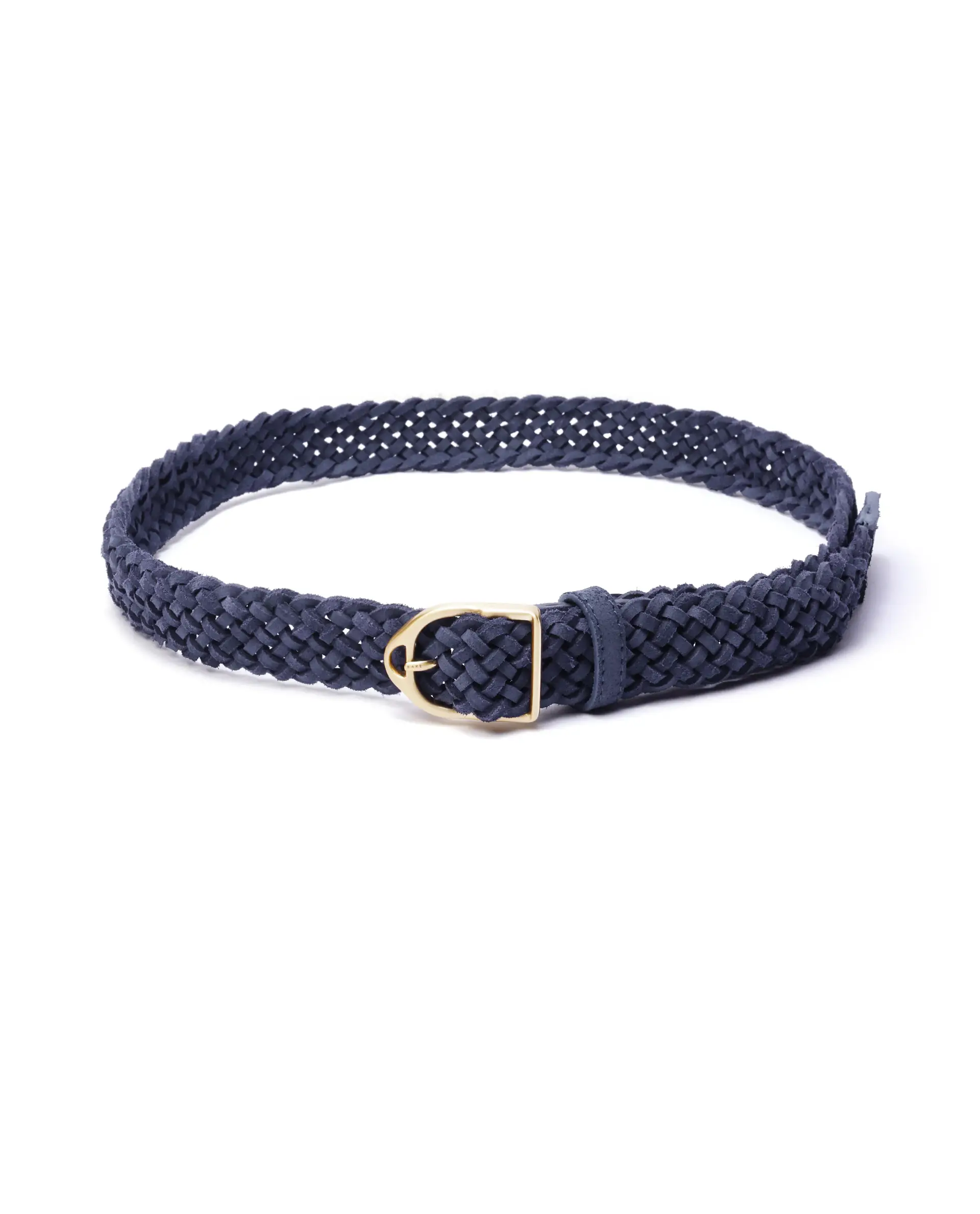 Rare Rabbit Men Aegis Navy Leather Belt - The House Of Rare